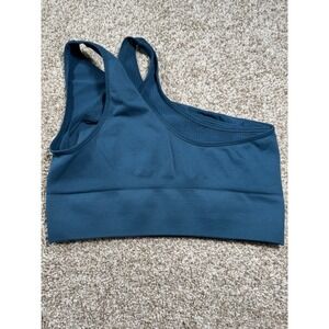 Avocado Brand Teal Intimates Single Shoulder Sports Bra NS